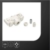 Eutrac 3-Phase busbarnadapter, White incl. Installation Accessory