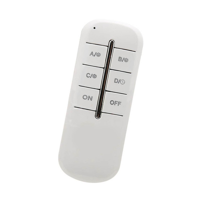 ON/OFF AC180-240V Wireless Receiver Lamp Light RF Remote Control Switch(4Way