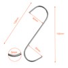 Firschoie Pack of 20 Butcher Hooks S Hooks, 15 cm