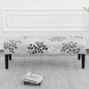 SPRINGRICO Stretch Dining Bench Cover, Removable Bench Slipcover Washable Bench