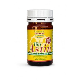 Astaxanthin - from Hawaii - BiuAstin vegan - 50 capsules with 12 mg natural astaxanthin - the original: Ivarsson's BiuAstin
