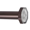 Ivilon Tension Curtain Rod - Hexagonal Spring Tension Rod for