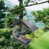 Bird Feeder for Garden - House-Shaped Bird Feeder Squirrel Proof