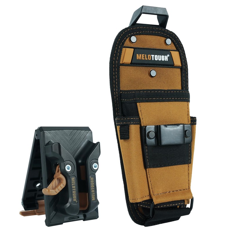 MELOTOUGH Small Tool Pouch with Quick Release Belt Clip,Clip On