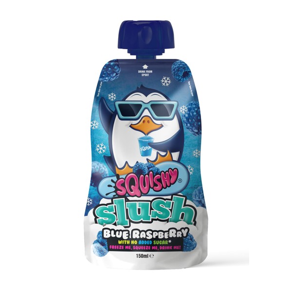 SQUISHY Juice & Slush in POUCH - Blue Raspberry, 1