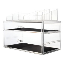 Organizador De Acrílico Para Maquillaje Beauty Secrets Trasparente