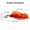 Kulport Bladed Jig Fishing Lures, Irresistible Vibrating Action, Sticky-Sharp Heavy-Wire