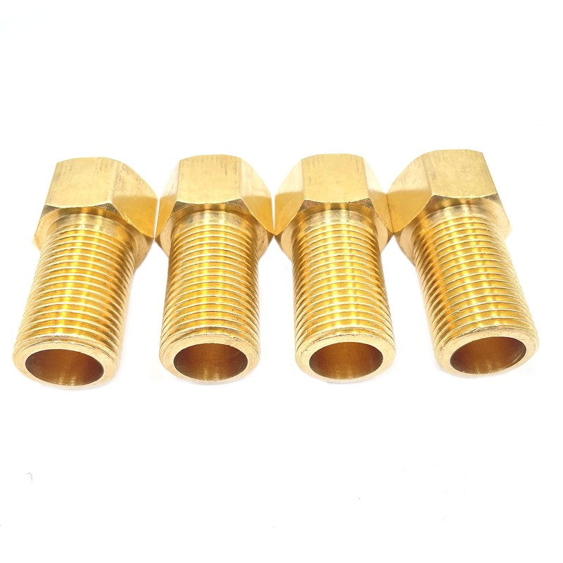 4pcs 1/2" Female to 1/2" Male Pipe Nipple Extension Connector