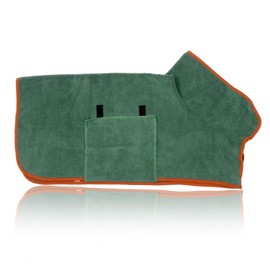 CVDYWDJIE 1 Pet Bathrobe, Soft Coral Velvet Bathrobe, Absorbent Dog Towel, Practical Plush Bath Towel, Pet Supplies