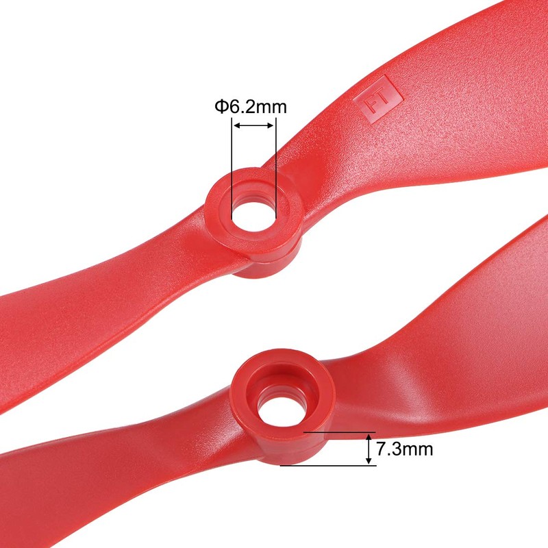 sourcing map RC Propellers CW CCW 9047 9x4.7 Inch 2-Vane