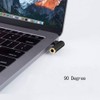 VCE 3.5mm Audio Adapter 90 Degree 5-Pack, Right Angle Adapter