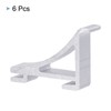 sourcing map Pack of 6 Shelf Brackets Fridge Kit Support