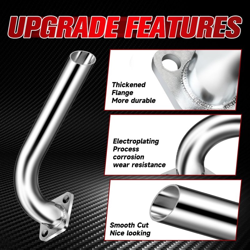 FVRITO Exhaust Pipe Header for CT200u Coleman BT200X CT200U-EX KT196