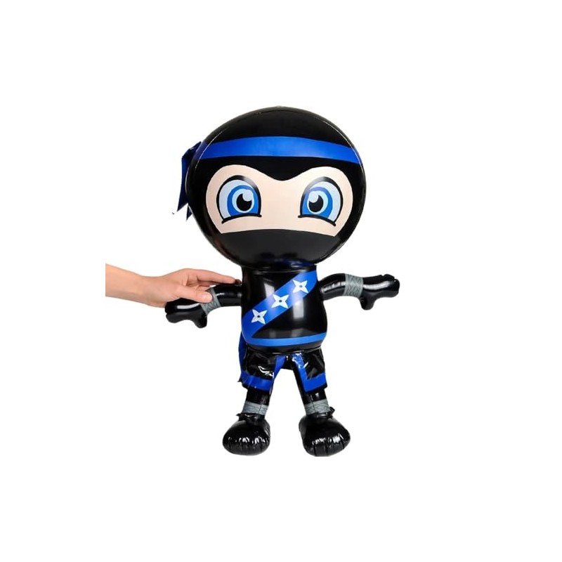 Set of 2 Inflatable 24" NINJAS/PARTY Decorations/INFLATES/Toys/Red/Blue/DECOR