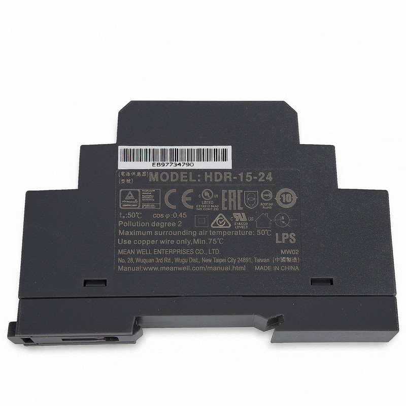 HDR-15-24 LED Power Supply Transformer DIN Rail Power Supply (DIN-Rail)