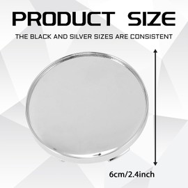 SWQS - 4 tapas centrales de rueda para llantas, 2.35 x 2.25 x 0.55 pulgadas, tapas centrales de llanta, impermeables y duraderas, accesorios de neumáticos y piezas para la mayoría de los automóviles