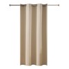 MilyaDE Opaque Blackout Curtain with Eyelets for Living Room Bedroom