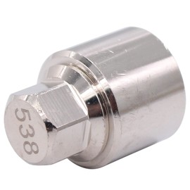 Rim Lock Adapter Key Removal Tool Wheel Bolts Wheel Lock Nut Tyre Anti-Theft for Golf 6 Pa-ssat B6 Polo 6R Sci-rocco Shar-an 7N Ti-guan 5N Je-tta Beetle 5C EOS