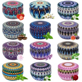 12Pack Scented Candle Gift Set for Home Aromatherapy - Mother's Day & Birthday Gift for Her in Jar Soy Wax