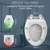 Huttdmel Raised Elongated Toilet Seat 18.5'' for Seniors – Soft