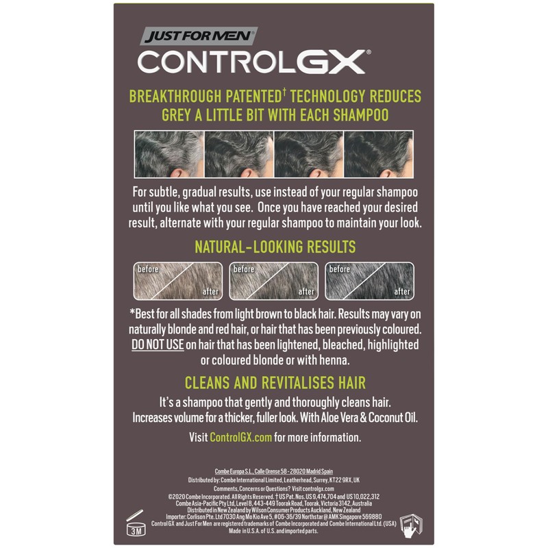 Just For Men Control Gx Reducing Shampoo for Grey Hair,
