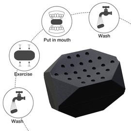 Jawline Training Device for Men and Women, Jawline Sculptor, Jawline Shaper, Jawline Neck and Face Trainer, Double Chin Remover & Powerful Jaw Trainer, 3 Resistance Levels (Pack of 6)