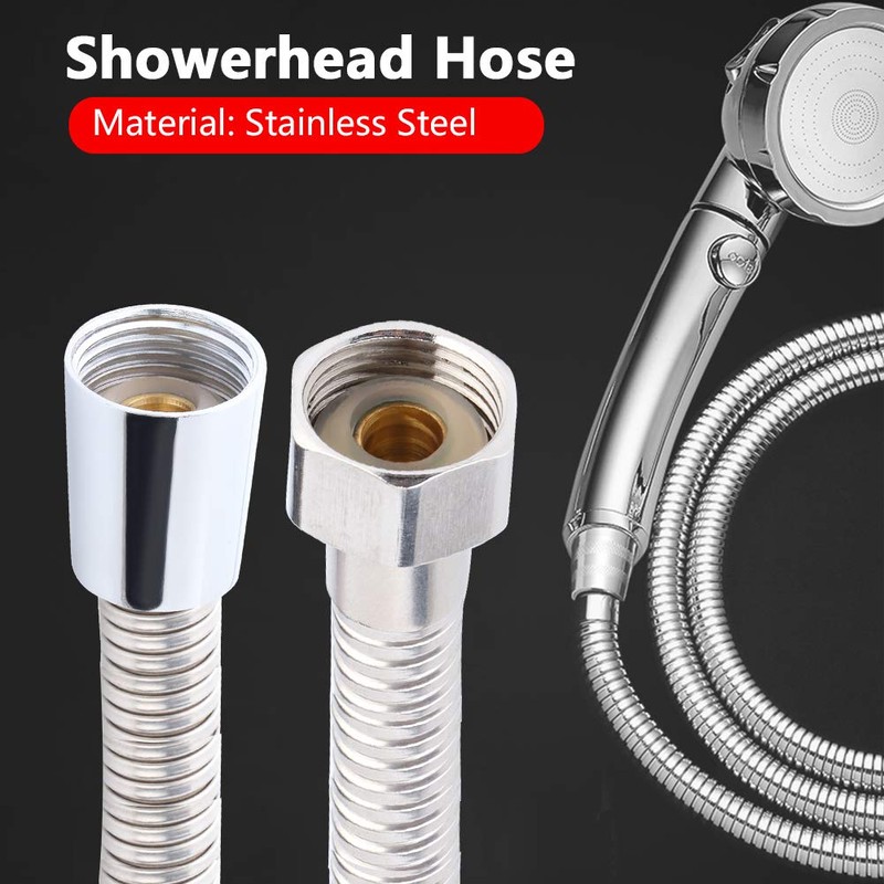 10ft Shower Hose Stainless Steel Explosion-Proof Handheld Shower Hose Replacement
