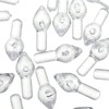 100 Pieces Plastic Christmas Tree Bulbs and 5 Stars Replacement