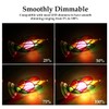 Greeogin Dimmable Stained Glass LED Edison Bulb, LED Color Bulb,C35