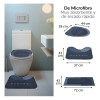 3pz Tapete Baño Ultra Suave Alfombra Antidesliz Absorbente