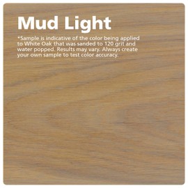 Rubio Monocoat Wood Stain & Finish Sample - Mud Light | Oil Plus Part A | Quick-Dry, Eco-Friendly Linseed Wood Oil for Indoor Use | Ideal for Sampling Oil Plus 2C & Touch Ups | 100 mL