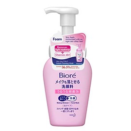 Kao Moist Adhesive Foam Face Wash that Removes Biore Makeup, 5.3 fl oz (160 ml)