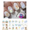 Nursery Its a Boy Footprints Strollers Nail Art Decals
