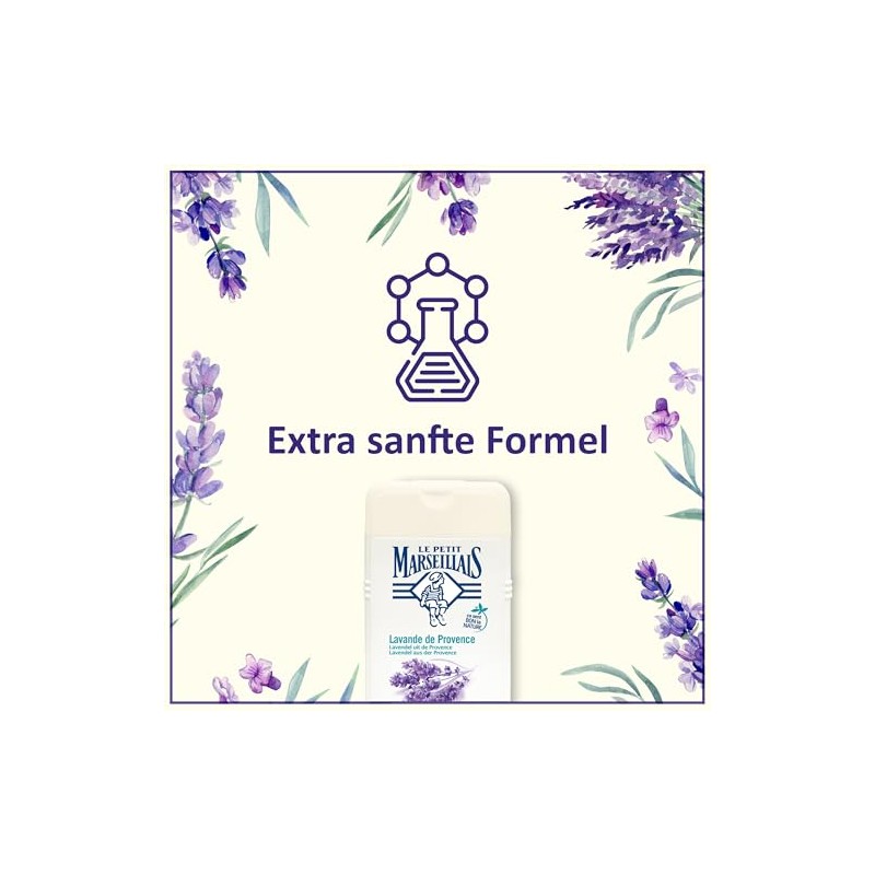 Le Petit Marseillais Shower Cream (250 ml), Lavender from the