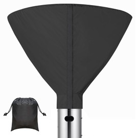 WONEWTH Patio Heater Covers with Zipper and Storage Bag, Outdoor Waterproof Dustproof Heater Cover (89"H x 33"D x 19"B)