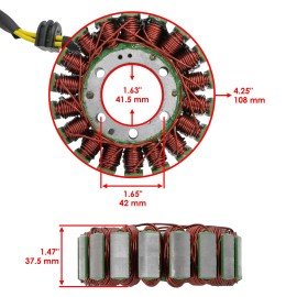 For Polaris Stator Regulator Rectifier W/Gasket for Polaris Ranger 700 EFI 4X4 6X6 2008-2009