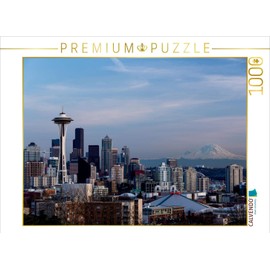 CALVENDO Puzzle Seattle Skyline - 1000 Piece Photo Puzzle for Happy Hours