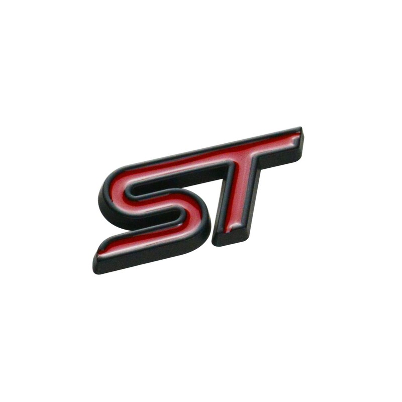 2pcs ST Grille Emblems, Metal Decal Badge + Back Sticker