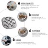 Angoily Pack of 2 Stainless Steel Snail Plates Flat 12