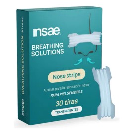 Insae 30 Tiras Nasales Antironquidos Mejora Respiración Y Descanso