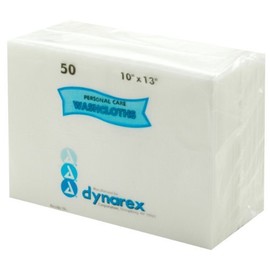 Disposable Washcloths 10x13 50 per bag White