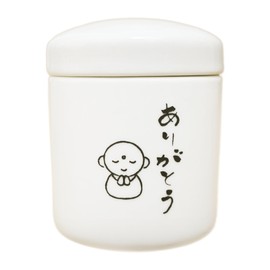 Mini Cremation Urn 2.3 Equal to Sutra of the pooh thank you Vertical Text Remains in Cremation Urn 分骨 Hand 供養 切立