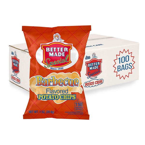 Better Made Special BBQ Flavor Potato Chips 1oz - 100 Bags