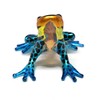 ZOOCRAFT Glass Frog Figurine Poison Dart Animals Hand Blown Painted