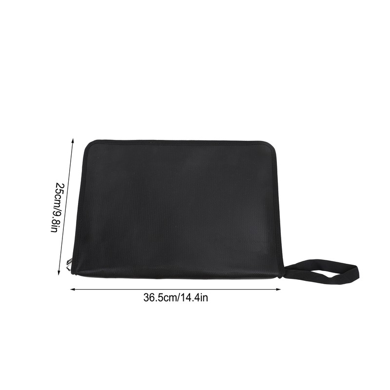 Fireproof Document Bag Professional Safe Heat Insulated 12 Pages Waterproof