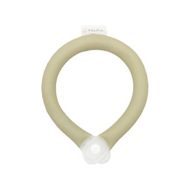 PALPIA Cooling Ring for Neck Cooling Cooling Cooling for Kids, Adults, Dogs, Cats, Pets, Neck Cooling, Ice Ring, Wrap Around the Neck, Cool Neck Cooling, Long Lasting (Sand Beige, M)