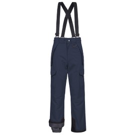 CREATMO US Mens Ski Bibs Waterproof Insulated Snow Pants Overalls Ski Snowboarding Pants Waterproof Windproof Winter Snow Insulated Pants Navy Blue XXX-Large