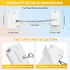 OTLGEUA 4Pcs Window Locks, Window Child Safety Locks for UPVC,