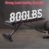 Weight Bench,800LBS Foldable Workout Bench,Adjustable Strength Training Bench for Full