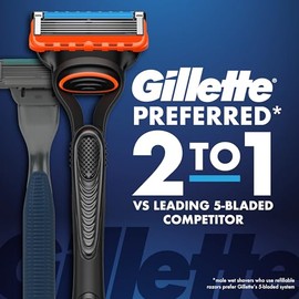 Recambios para cuchillas de afeitar manuales para hombres, Gillette Fusion, 4 unidades